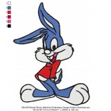 130x180 Buster Bunny Machine Embroidery Design Instant Download